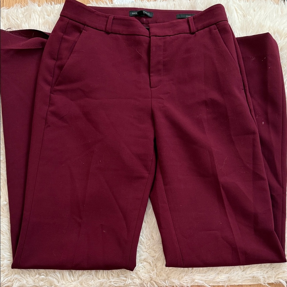 Banana Republic Men's Burgundy Dress Pants